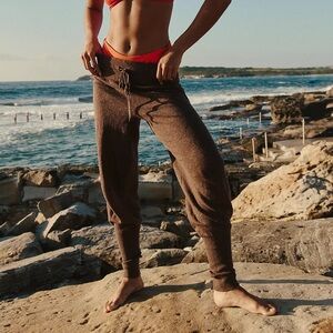 Free People Beach Pants - Size XL - Light Gray - Sila Sweater Pants